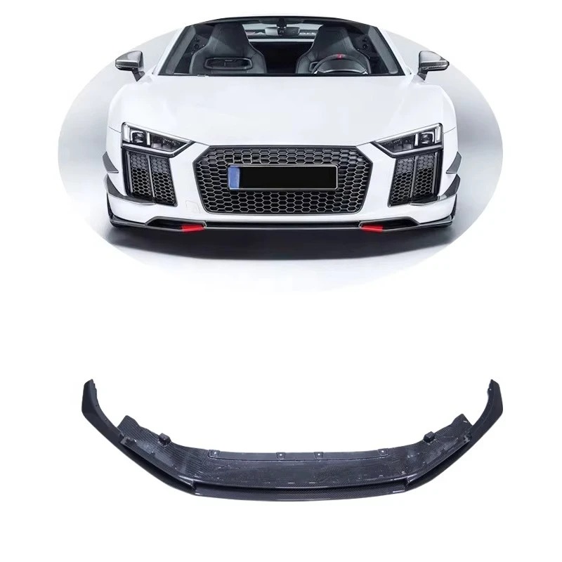 Performance Style  Carbon Fiber Front Lip Front Spoiler for R8 2016-2019